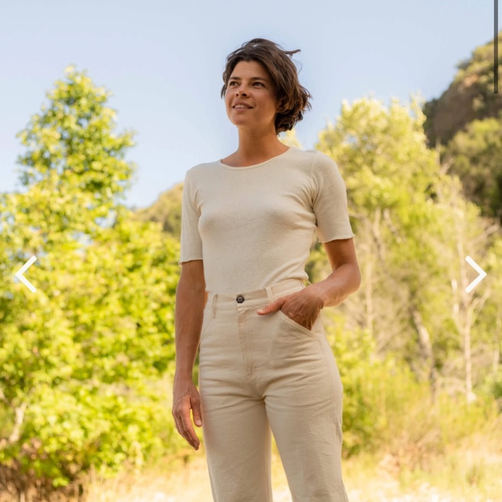 Mollusk Hemp Rib Tee Size medium
